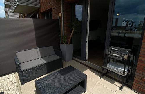 Lueneburg Appartement | Studio 'Ein Zimmer Mit Blick' with Balcony and Wi-Fi