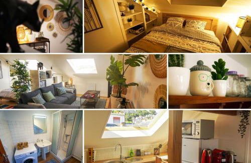 Anatole France Danton Appartement | Studio "En Coeur de Ville" - Proche Mairie et Quartier Perret - Calme et Charmant
