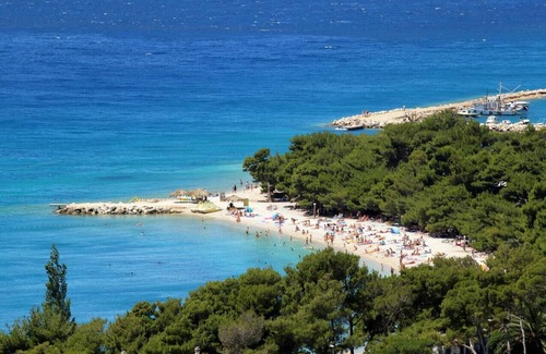 Promajna Appartement | Garçonnière avec la terrasse Promajna, Makarska (AS-20785-c)