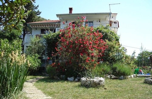 Suha Punta Appartement | Garçonnière avec la terrasse Kampor, Rab (AS-5014-a)