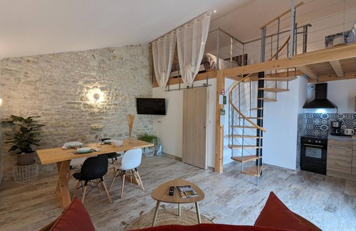 Chateauneuf-sur-Charente Appartement | Studio Châteauneuf-sur-Charente, studio flat, 3 persons