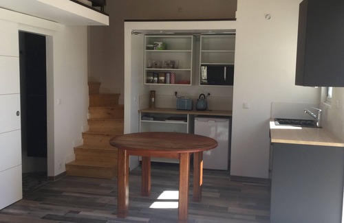 Murviel-les-Montpellier Appartement | Studio with new mezzanine (45 m2) + handicap accessible terrace