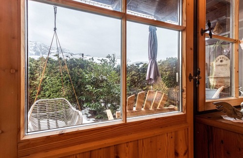 Inzell Appartement | Studio 'Hüttentraum' avec vue sur les montagnes, terrasse privée et Wi-Fi