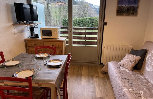 Le Grand-Bornand Appartement | Studio au cœur du Chinaillon avec Parking et Balcon, 4 couchages