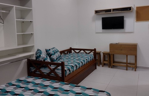 Ponta da Praia Appartement | Studio/kitnet with exit to Santos beach