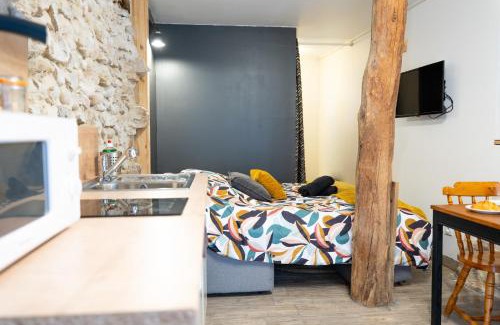 Saint-Antoine-l'Abbaye Appartement | Studio L'Échappée du Chapeau Rouge