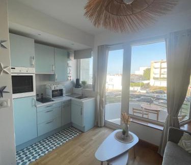 Malo-les-Bains Appartement | Studio L'îlot bleu Vue mer