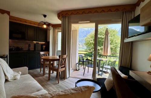 Duingt Appartement | Studio La Baie des Voiles vue lac et montagne