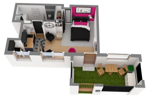 Chevilly-Larue Appartement | Studio le petit baroque