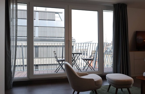 Ludwigsvorstadt Appartement | Studio mit Küche 12