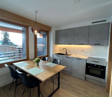 Randogne Appartement | Studio moderne et cosy avec piscine et sauna