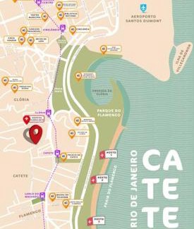 Catete Appartement | Studio na zona cultural do Rio! A/C, Wi-Fi, TV