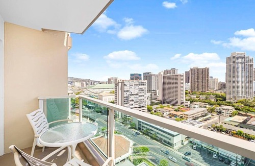 Ala Moana Copropriété | Studio Ocean View & Balcony 1118