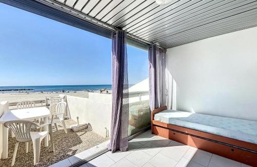Carnon-Plage Appartement | Studio pour 4 avec terrasse et accès direct plage - Carnon, proche Montpellier - Wifi inclus - FR-1-715-51