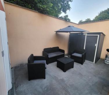 Vernon Appartement | Studio proche gare Vernon Giverny terrasse Parking