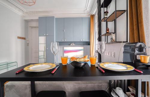 Quartier de la Roquette Appartement | Studio rénové cosy metro Paris 2pers wifi