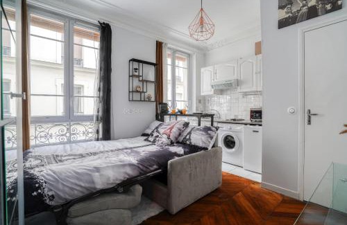 Quartier de la Roquette Appartement | Studio rénové cosy metro Paris 2pers wifi