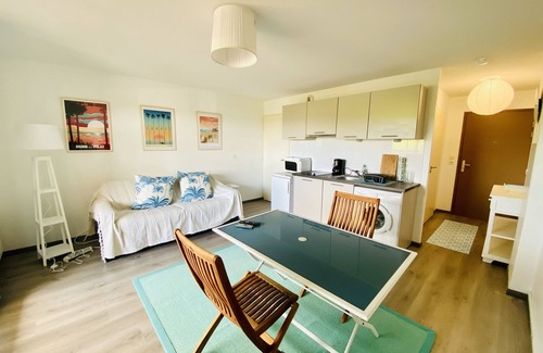 Biscarrosse Plage Appartement | STUDIO + TERRASSE FACE A L'OCEAN