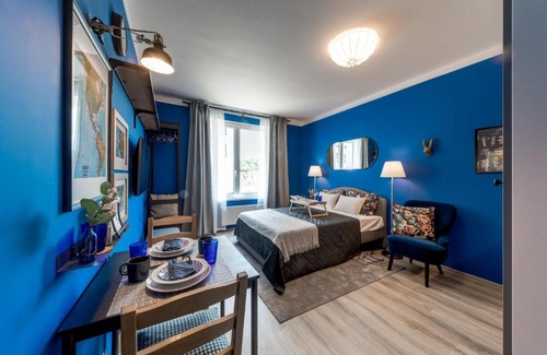 Prague 9 Appartement | Studio Travel Blue, Harfistka Residence, O2 Arena