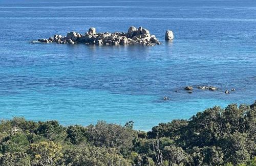 Santa-Lucia-di-Moriani Appartement | Studio vue Mer 4 personnes climatisé