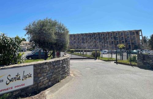 Santa-Lucia-di-Moriani Appartement | Studio vue Mer 4 personnes climatisé
