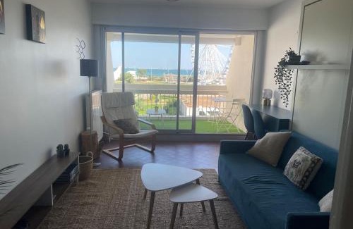 La Grande-Motte Appartement | Studio Vue Mer, Vélos, Terrasse, Ascenseur et Garage 6mn à pied