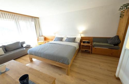 Aeschi bei Spiez Appartement | Studio with balcony, Niesen view & free parking near Interlaken, Thunersee & Blausee