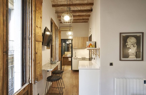 Gothic Quarter Appartement | Appartement de haut niveau avec balcon dans le centre