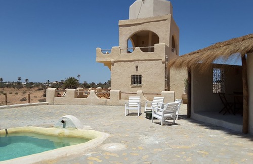 Beni Maaguel Cottage | Studio avec paillote, bassin et superbe vue dans grande propriété de 5 ha