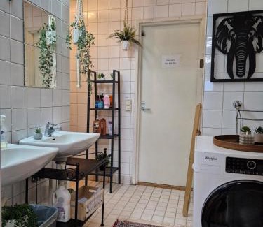 Kempele Appartement | Studio with sauna near highway