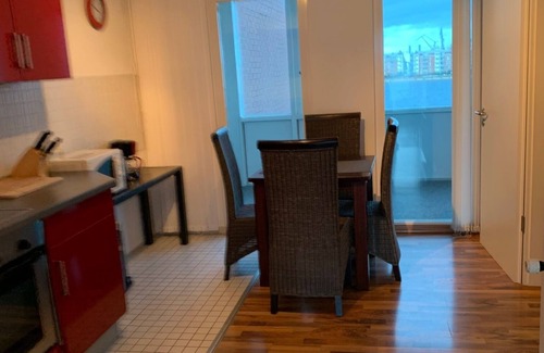 Innenhafen Appartement | Studio with sea view and large loggia - direct access to the North Sea