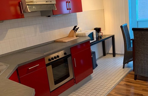 Innenhafen Appartement | Studio with sea view and large loggia - direct access to the North Sea