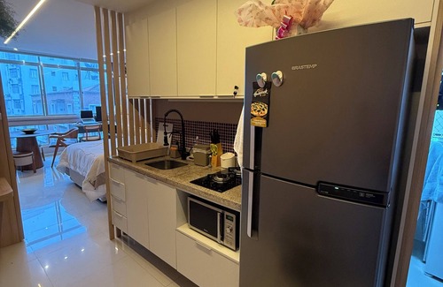 Boqueirao Appartement | Studio with unobstructed sea views, luxury and comfort 1 block from the beach!