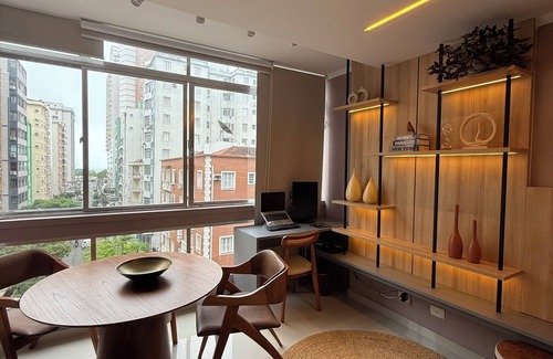 Boqueirao Appartement | Studio with unobstructed sea views, luxury and comfort 1 block from the beach!