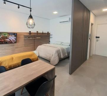 Centro Appartement | Studio Xavante 308A - novo, confortável, com garagem coberta e portaria 24h