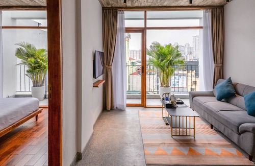 Dich Vong Appartement | Stunning 1B with City View in 22Land Residence