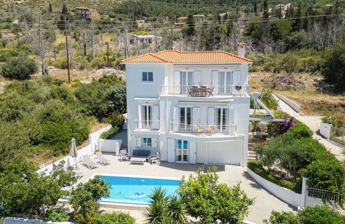 Mousata Villa | Stunning, Beautiful Villa. Breathtaking Sea Views. Sandy Beaches