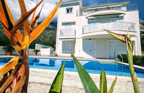 Mousata Villa | Stunning, Beautiful Villa. Breathtaking Sea Views. Sandy Beaches