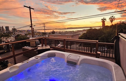Middletown Maison | Stunning city and bay views w/hot tub & fire pit
