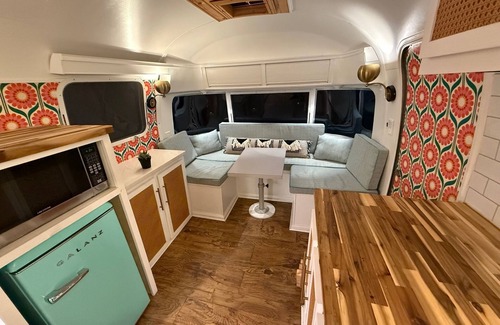 Court House Maison | Stunning Mountain Retreat with Vintage Airstream and Private 2 Acres with View
