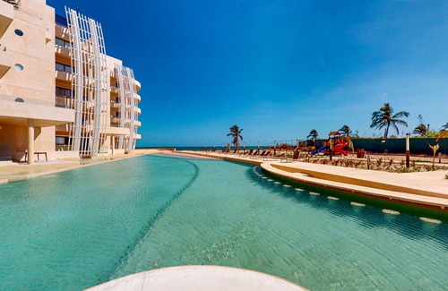 Telchac Puerto Appartement | Stunning oceanfront retreat perfect for families