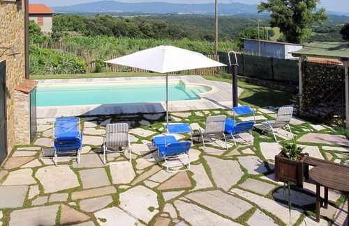 Castel San Gimignano Maison | Magnifique maison de vacances privée pour 8 personnes avec WIFI, piscine privée, TV et parking
