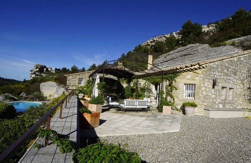 Les Baux-de-Provence Maison | Superbe propriété avec une vue magnifique, 6-10 personnes