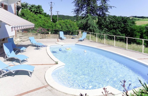 Lacapelle-Segalar Maison | Maison de vacances privée avec piscine privée, climatisation, WIFI, TV, terrasse, animaux admis