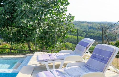 L'Honor-de-Cos Villa | Belle maison de vacances privée avec piscine privée, TV, animaux admis et parking