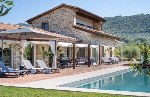 Ferretto Villa | Maison de vacances privée avec piscine privée, sauna, climatisation, TV, patio, près de Cortone