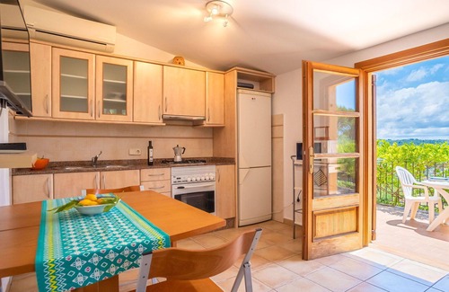 Portol Maison | Maison de vacances privée avec WIFI, climatisation, piscine privée, TV, patio, vue panoramique
