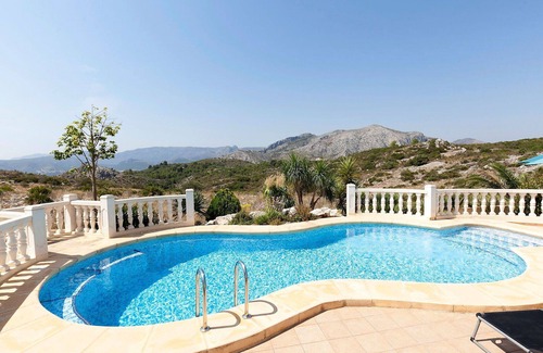 Rafol de Almunia Villa | Maison de vacances privée avec WIFI, climatisation, piscine privée, TV, patio, vue panoramique
