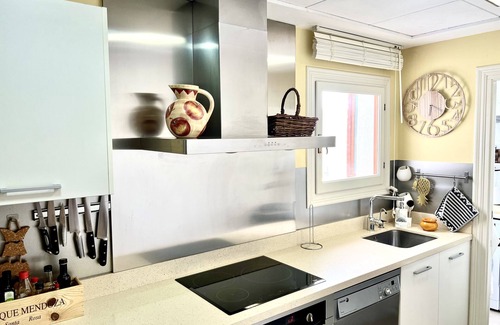 Moraira Town Centre Appartement | Appartement élégant avec vue sur la marina de Moraira, vue imprenable sur la mer, El Portet