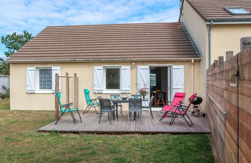 Denneville Maison | Magnifique maison de vacances pour 4 personnes avec WIFI, TV, terrasse et animaux admis